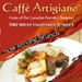 Caff&egrave; Artigiano Store Sign